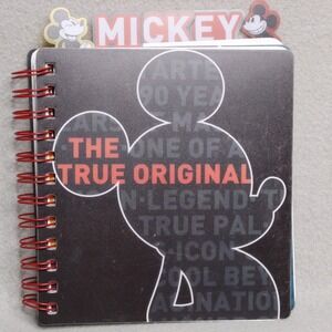 Disney Mickey Mouse 90 Years True‎ Original Spiral Notebook Tri-Coastal Design